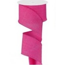 Pink Burlap Ribbon, 2.5", RW7876